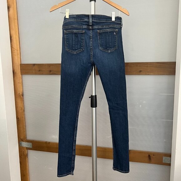 Rag & Bone 9" Skinny in Color Phoenicia Denim Jeans Sz 26 - Picture 8 of 13